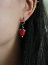 Load image into Gallery viewer, Red Strawberry Earrings