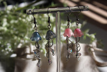 Load image into Gallery viewer, Blue Jellyfish Earrings
