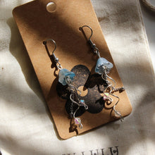 Load image into Gallery viewer, Blue Jellyfish Earrings